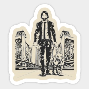 John Wick (bridge) Sticker